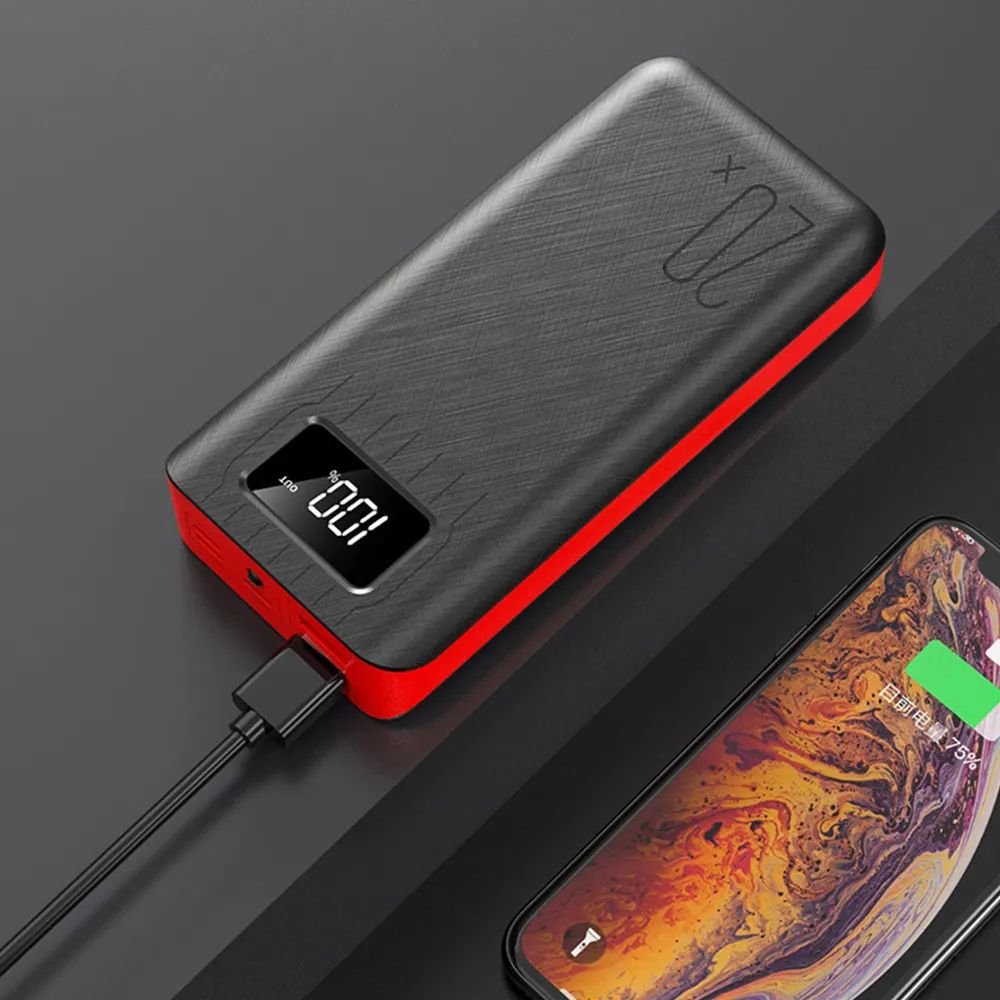 Wireless charging bank with integrated flashlight